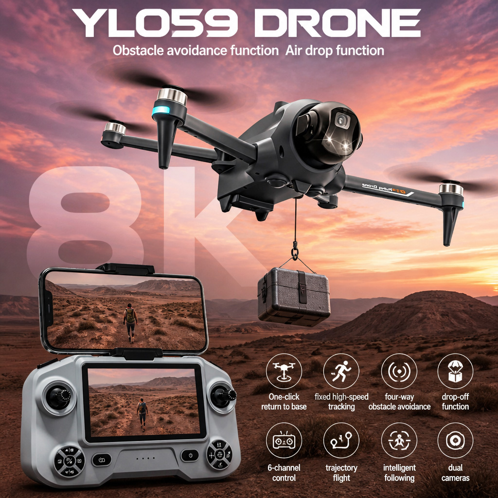 NEW YL059 Drone GPS Auto Retur - Drone Kit With Camera review and price